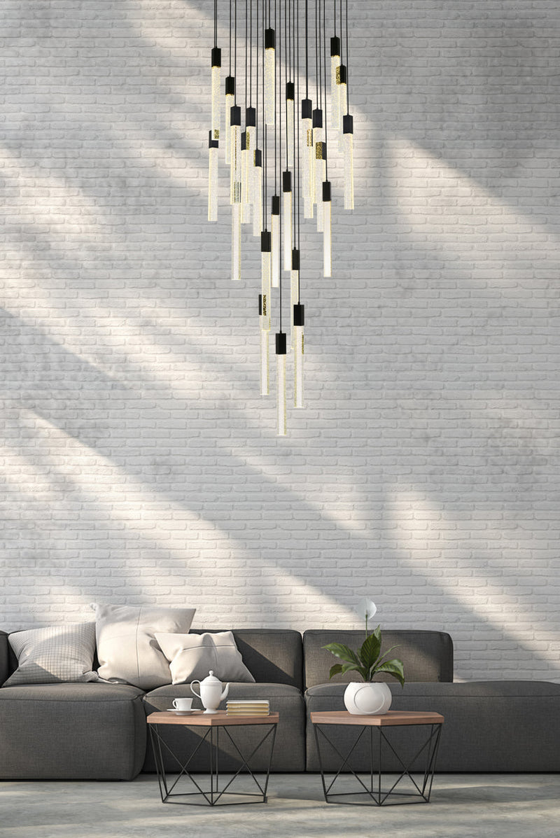 media image for Weston 25 Light Pendant Elegant Lighting 2066G36Bk 46 28