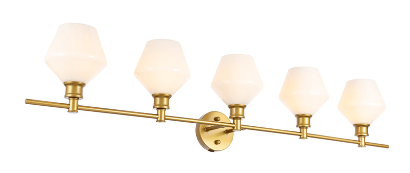 media image for Gene 5 Light Bath Sconces Living District Ld2324Bk 28 236