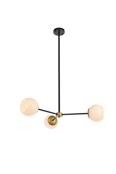 product image for Briggs 3 Light Pendant Living District Ld646D32Bk 4 93