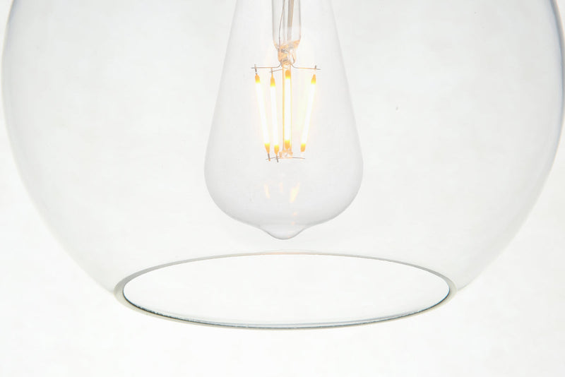 media image for Baxter 5 Light Pendant Living District Ld2226Bk 21 24