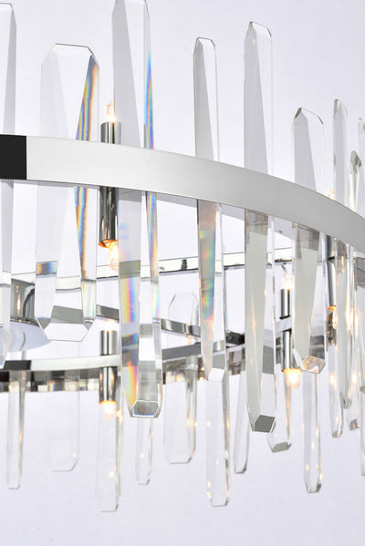 product image for Serena 16 Light Chandelier Elegant Lighting 2200G30Bk 23 47