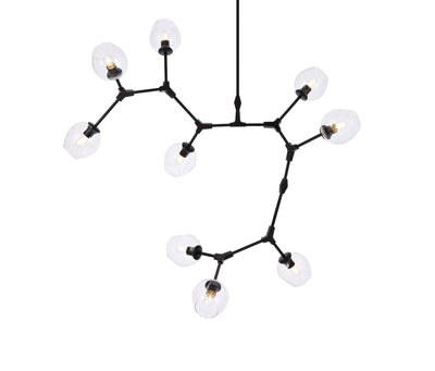 product image for Cavoli 9 Light Chandelier Elegant Lighting 1712G79Bk 3 97