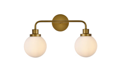 product image for Hanson 2 Light Bath Sconces Living District Ld7032W19Bk 5 90