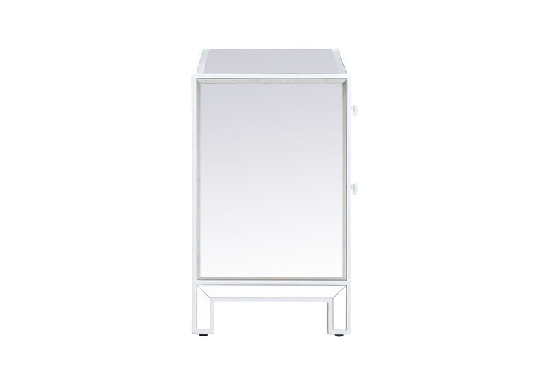 media image for Reflexion Nightstand Elegant Decor Mf72035Wh 35 288