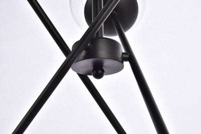 product image for Axl 6 Light Pendant Living District Ld656D24Bk 13 7