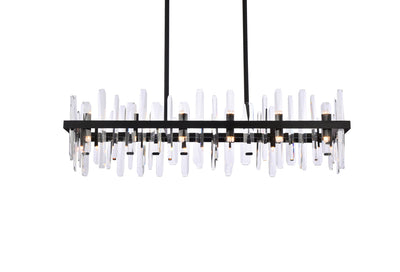 product image for Serena 24 Light Chandelier Elegant Lighting 2200G42Bk 4 21