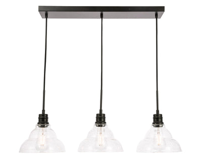 product image of Clive 3 Light Pendant Living District Ld6222Bk 1 550