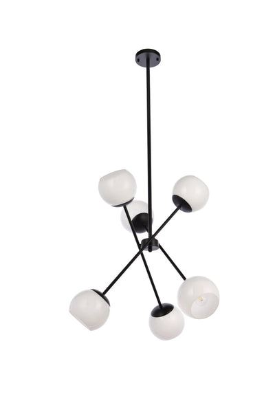 product image for Axl 6 Light Pendant Living District Ld656D24Bk 33 18