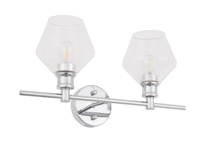 product image for Gene 2 Light Bath Sconces Living District Ld2312Bk 35 55