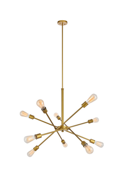 product image for Axel 10 Light Pendant Living District Ld8019D28Br 7 20