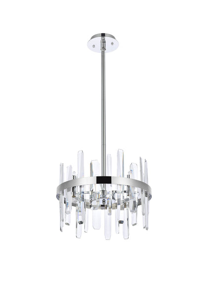 product image for Serena 8 Light Pendant Elegant Lighting 2200D16Bk 17 32