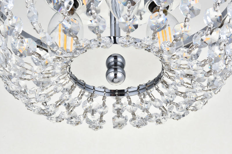 media image for Gianna 3 Light Pendant Elegant Lighting 1114D10Bk 15 294