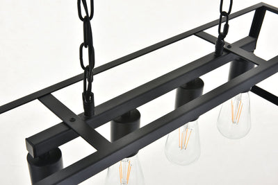 product image for Resolute 4 Light Pendant Living District Ld4061D32Bk 28 22