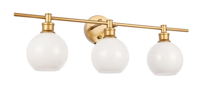 product image for Collier 3 Light Bath Sconces Living District Ld2318Bk 70 71