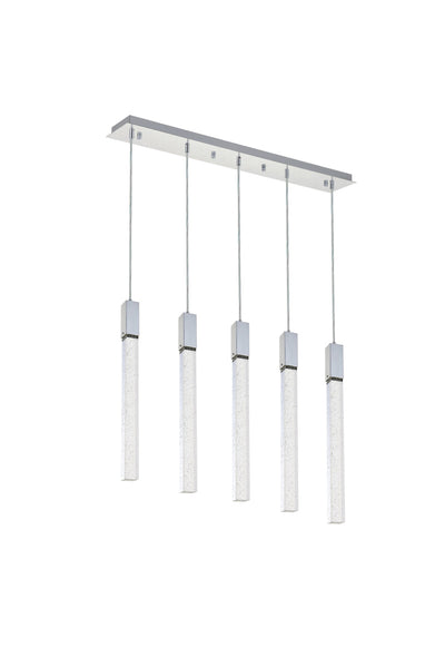 product image for Weston 5 Light Pendant Elegant Lighting 2066D16Bk 53 33