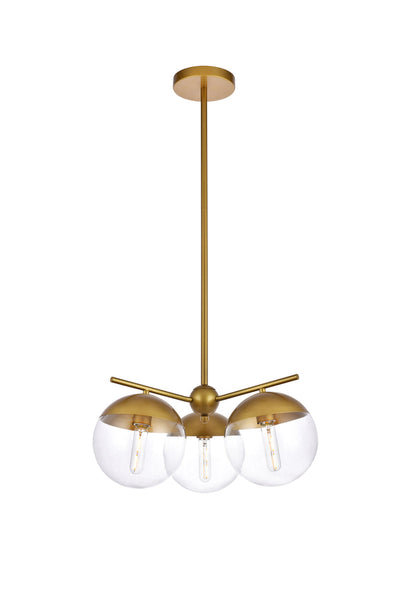 product image for Eclipse 3 Light Pendant Living District Ld6122Bk 11 86