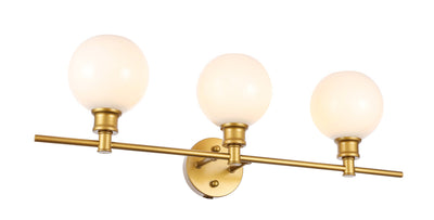 product image for Collier 3 Light Bath Sconces Living District Ld2318Bk 16 1