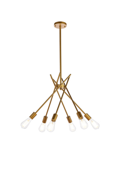 product image for Lucca 6 Light Pendant Living District Ld640D23Bk 3 41