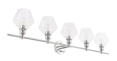 product image for Gene 5 Light Bath Sconces Living District Ld2324Bk 46 82