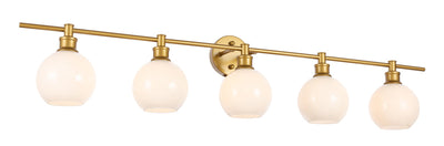 product image for Collier 5 Light Bath Sconces Living District Ld2326Bk 59 19