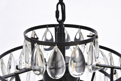 product image for Mila 3 Light Pendant Elegant Lighting 1102D12Bk 37 25