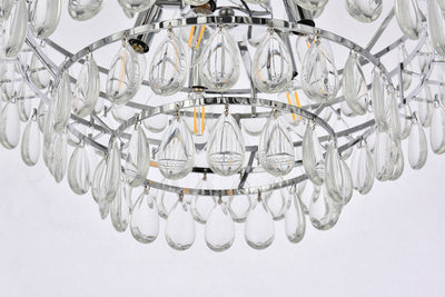 product image for Mila 5 Light Pendant Elegant Lighting 1102D18Bk 18 89