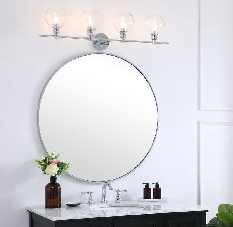 media image for Collier 4 Light Bath Sconces Living District Ld2322Bk 125 218