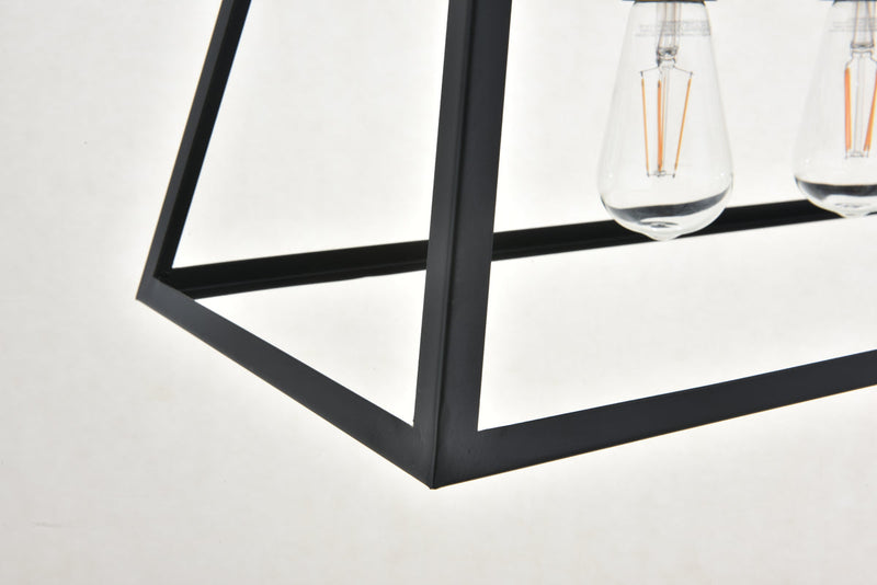 media image for Resolute 4 Light Pendant Living District Ld4061D32Bk 29 245