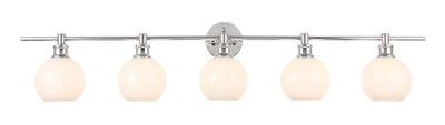 product image for Collier 5 Light Bath Sconces Living District Ld2326Bk 49 55