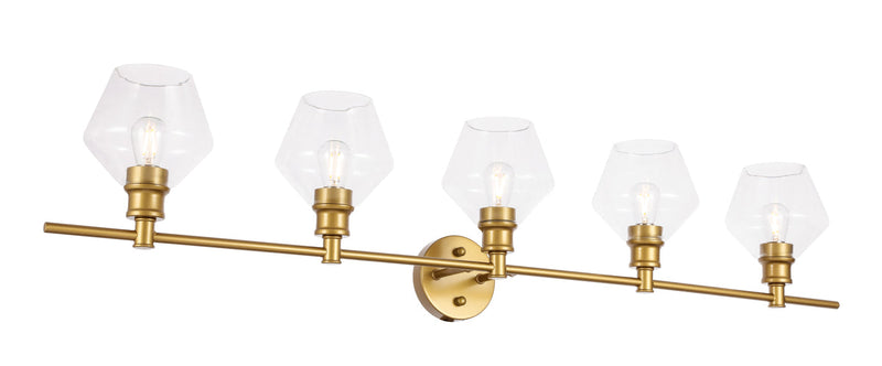 media image for Gene 5 Light Bath Sconces Living District Ld2324Bk 27 235