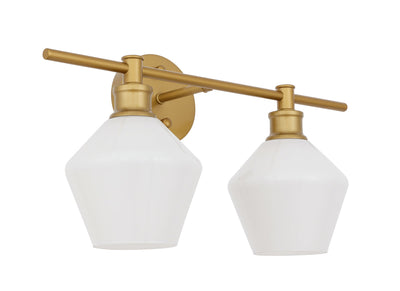 product image for Gene 2 Light Bath Sconces Living District Ld2312Bk 94 89