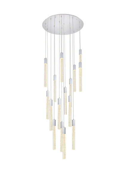 product image for Weston 16 Light Pendant Elegant Lighting 2066G30Bk 11 43