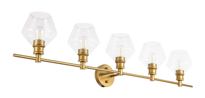 product image for Gene 5 Light Bath Sconces Living District Ld2324Bk 44 58