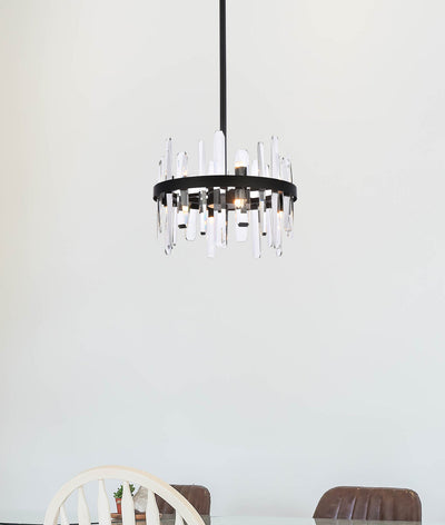 product image for Serena 8 Light Pendant Elegant Lighting 2200D16Bk 22 18