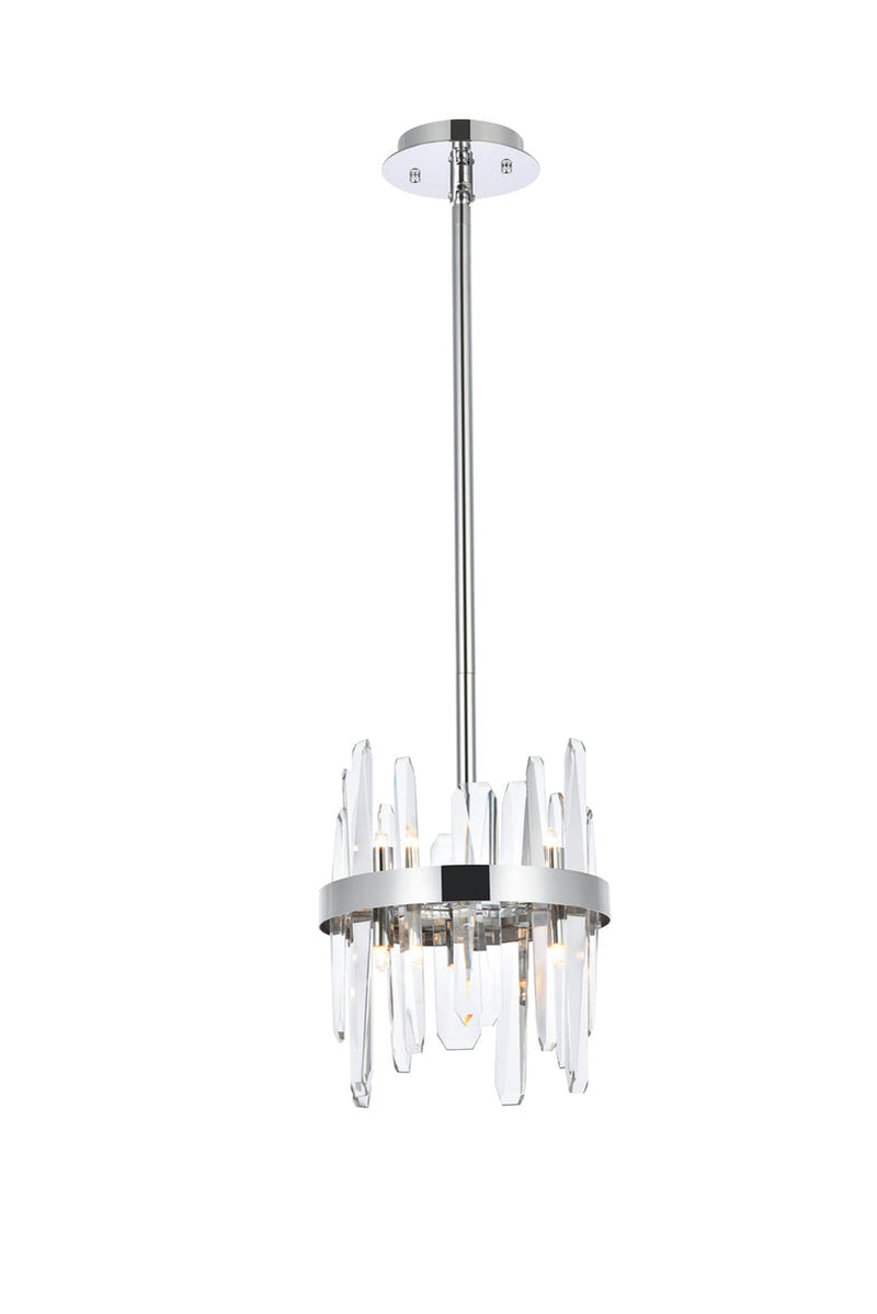 media image for Serena 6 Light Pendant Elegant Lighting 2200D10Bk 2 297