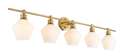 product image for Gene 5 Light Bath Sconces Living District Ld2324Bk 87 74