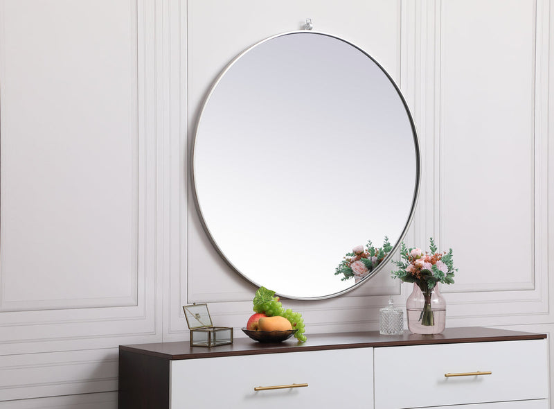 media image for Rowan Vanity Mirror Elegant Decor Mr4718Bk 72 243