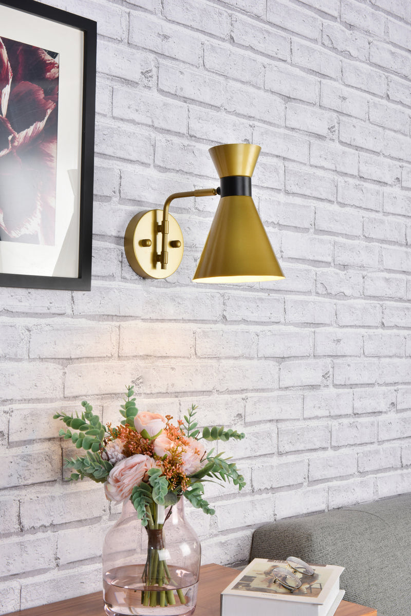 media image for Halycon Bath Sconces Living District Ld2353Bk 26 263