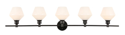 product image for Gene 5 Light Bath Sconces Living District Ld2324Bk 2 94