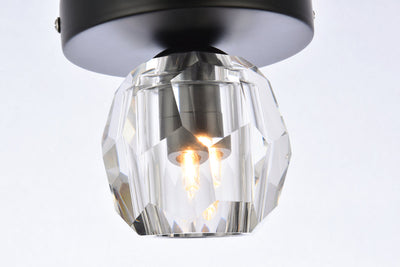 product image for Eren Flush Mount Elegant Lighting 3505F5Bk 10 32