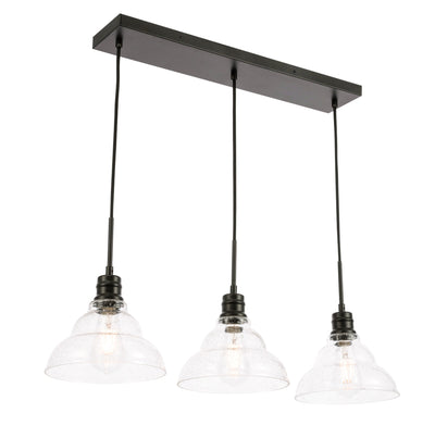 product image for Clive 3 Light Pendant Living District Ld6222Bk 13 37