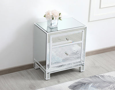 product image for Reflexion Nightstand Elegant Decor Mf72035Wh 11 79