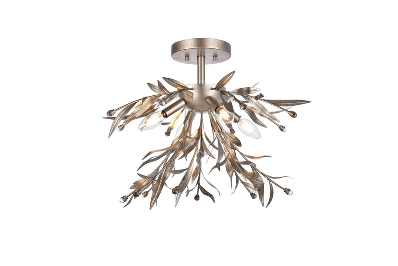 media image for Priscilla 4 Light Flush Mount Living District Ld810F19Bk 3 22