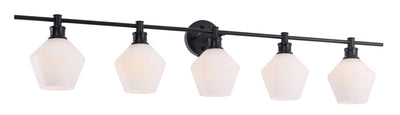 product image for Gene 5 Light Bath Sconces Living District Ld2324Bk 61 21