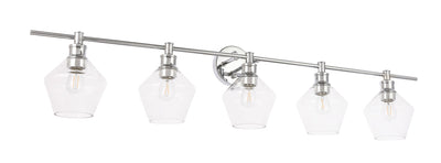 product image for Gene 5 Light Bath Sconces Living District Ld2324Bk 70 91