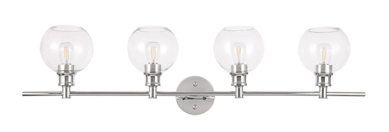 media image for Collier 4 Light Bath Sconces Living District Ld2322Bk 11 275