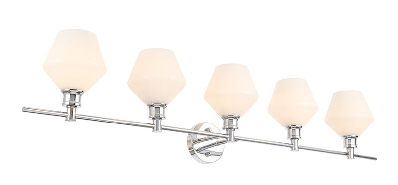 media image for Gene 5 Light Bath Sconces Living District Ld2324Bk 18 238