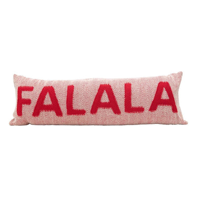 product image of fa la la woven cotton lumbar pillow 1 593