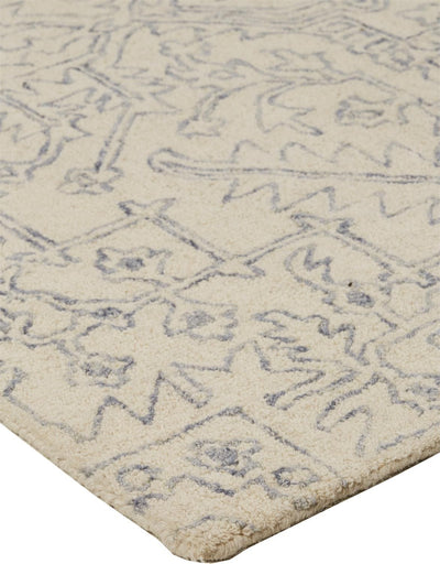 product image for Natal Hand Tufted Ivory and Blue Rug by BD Fine Corner Image 1 61