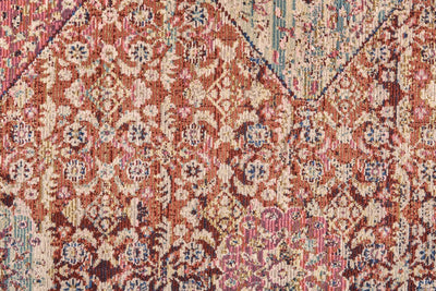 product image for Tessina Rust and Pink Rug by BD Fine Texture Image 1 39